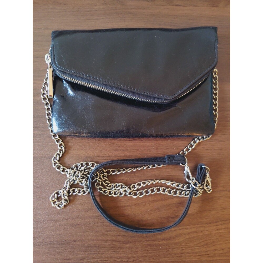 Hobo International Women's Black Leather Crossbody / Wallet / Clutch Purse